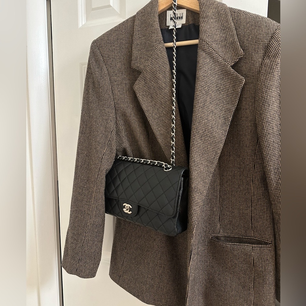 Leslie fay sportswear Women's Brown wool Blazer jacket size 12